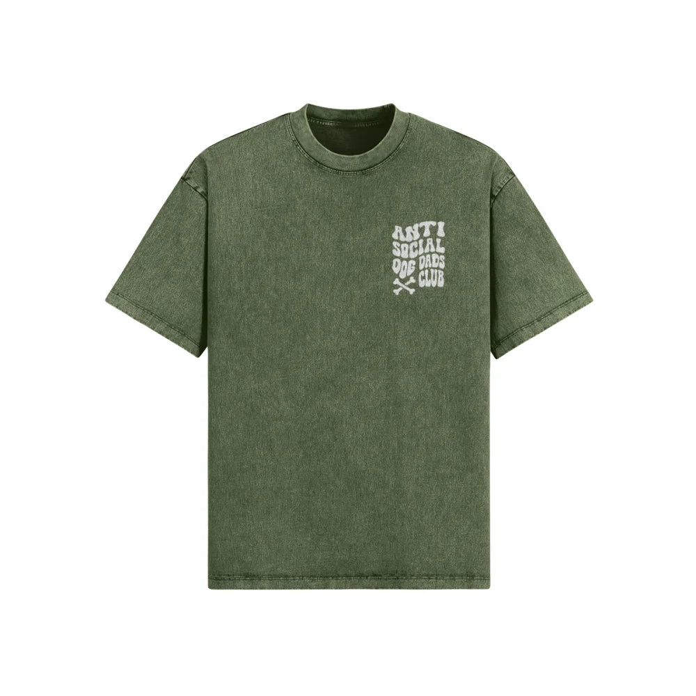 T-shirt Oversized - Anti Social Dog Dads Club 🦴 - T-shirt