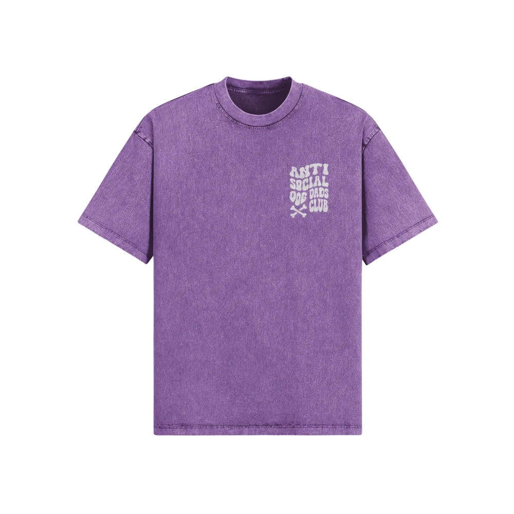 T-shirt Oversized - Anti Social Dog Dads Club 🦴 - T-shirt