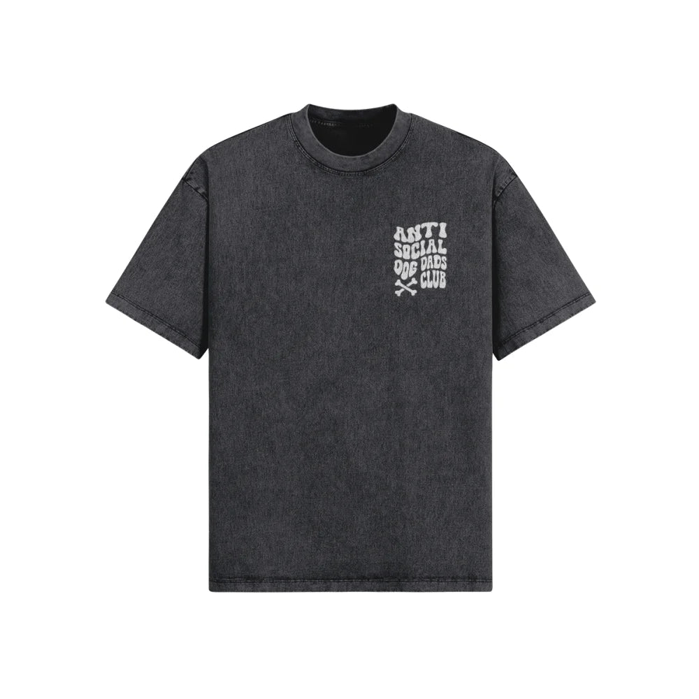 T-shirt Oversized - Anti Social Dog Dads Club 🦴 - T-shirt