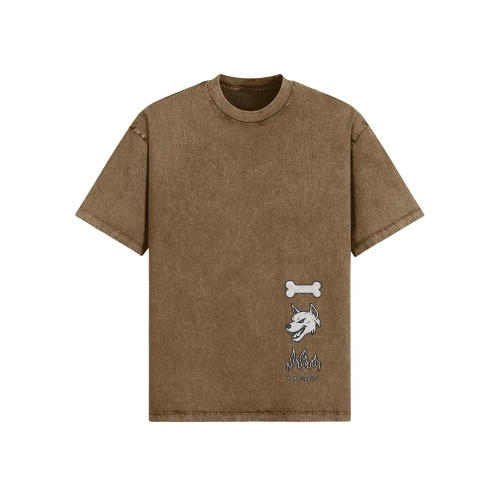 T-shirt Oversized - GOOD GIRLS DON’T BARK BAD GIRLS DO.