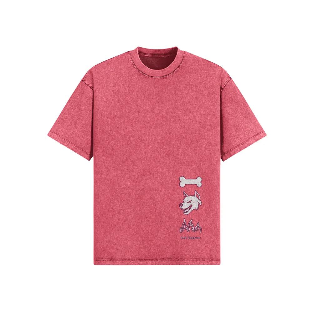 T-shirt Oversized - GOOD GIRLS DON’T BARK BAD GIRLS DO.