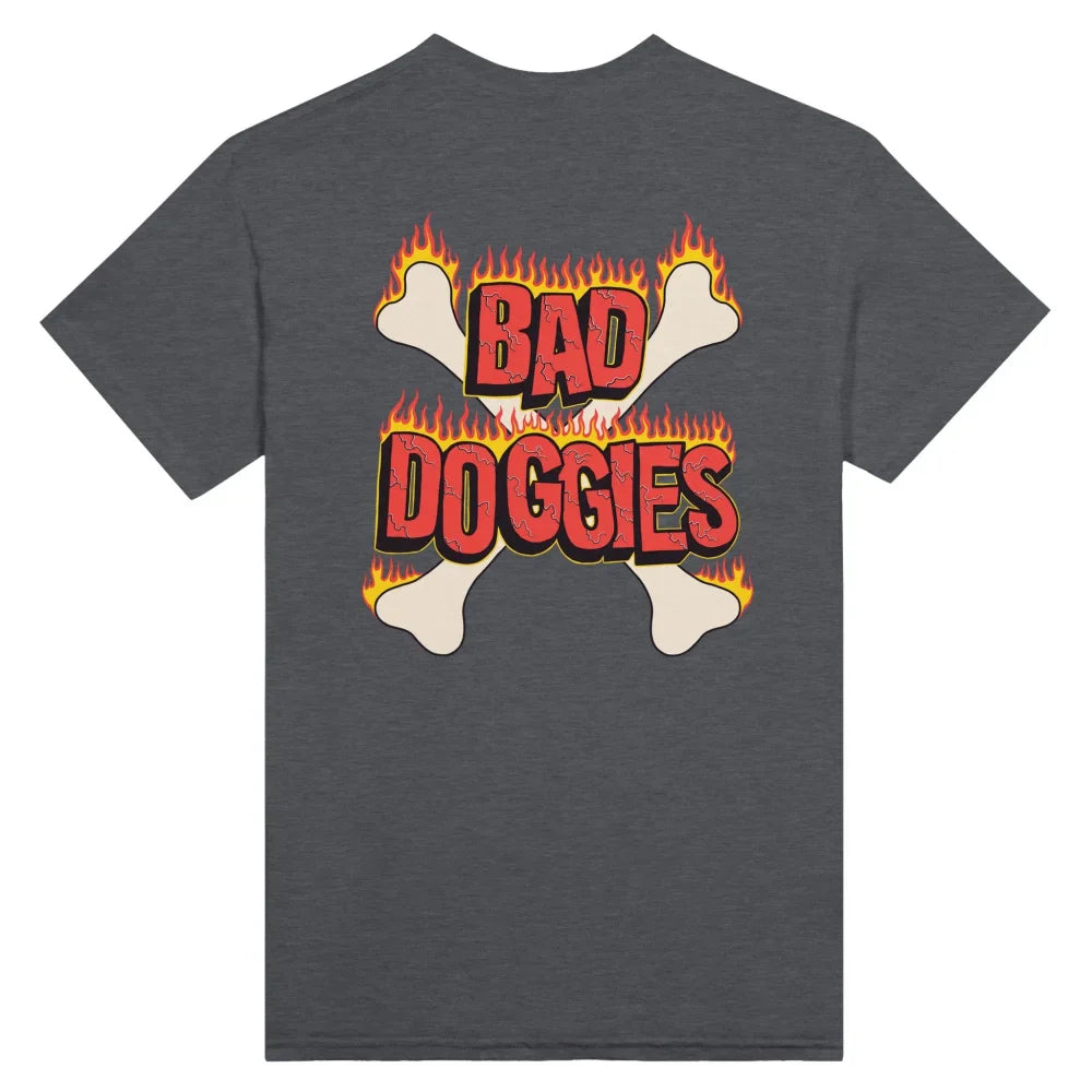 T shirt 𝕭𝖆𝖉 𝕯𝖔𝖌𝖌𝖎𝖊𝖘 ❤️🔥 Dark Grey / S T shirt Bad Doggies