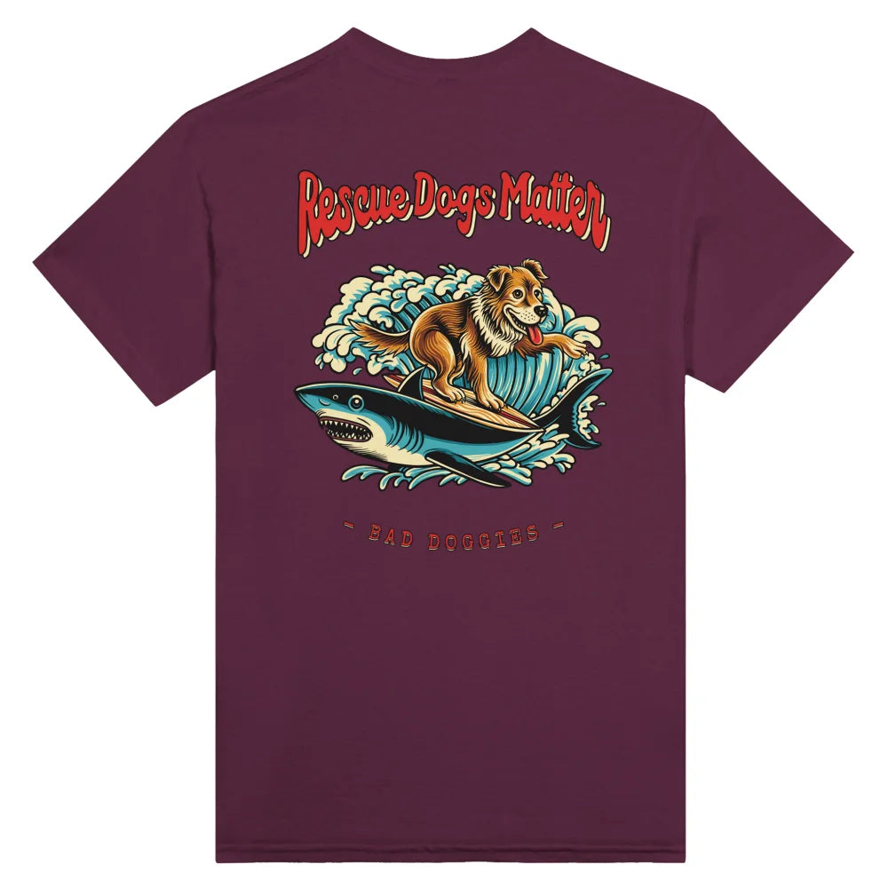 T-shirt Rescue Dogs Matter ✊ - Royal Purple / S T-shirt