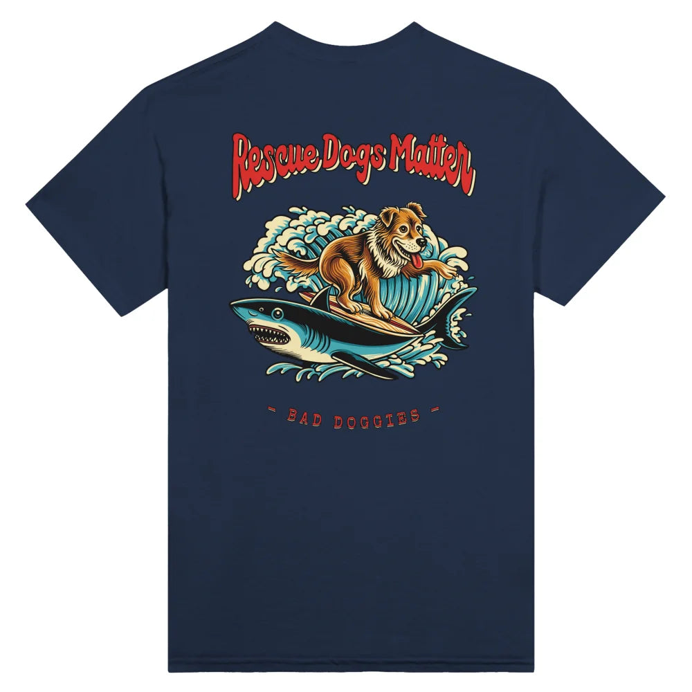T-shirt Rescue Dogs Matter ✊ - Navy / S T-shirt Rescue Dogs