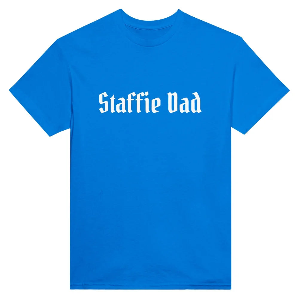T-shirt Staffie Dad - @saliv_sbt - Royal Blue / S T-shirt