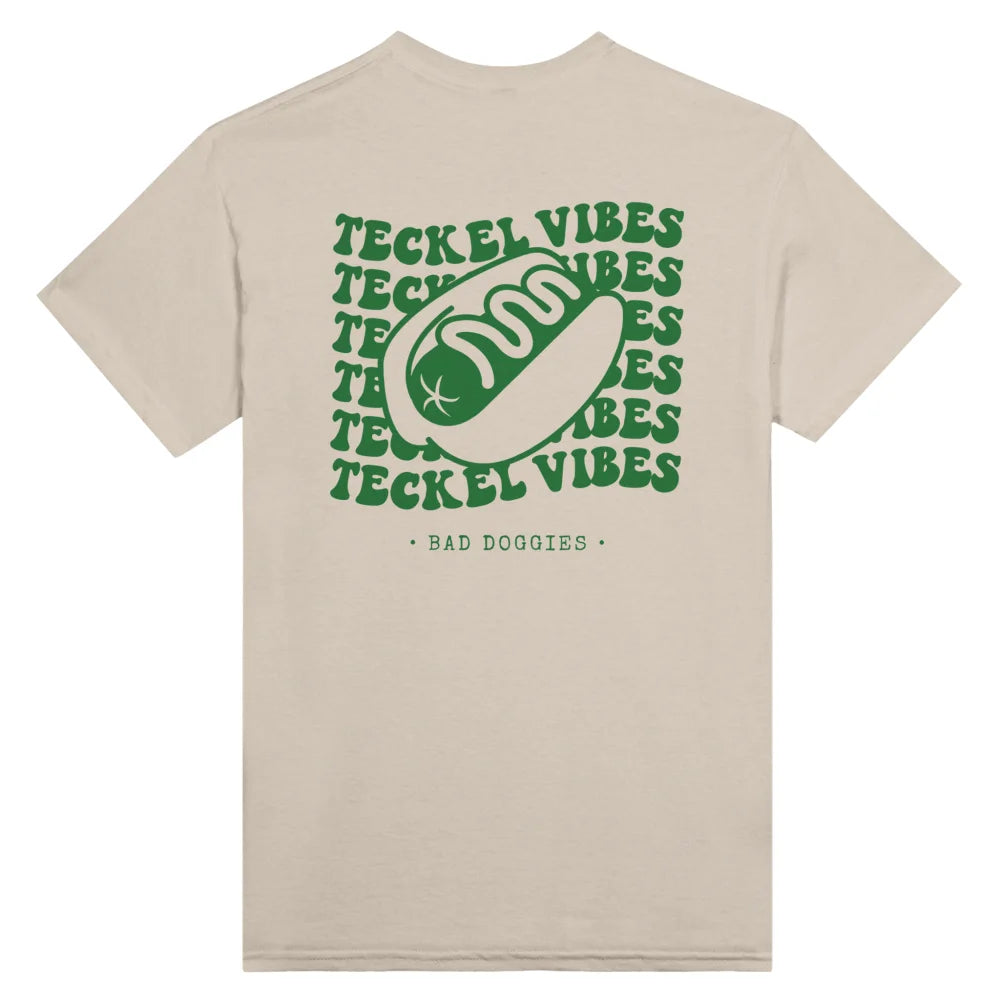 T-shirt Teckel Vibes 🌭 - Sahara / S T-shirt Teckel Vibes