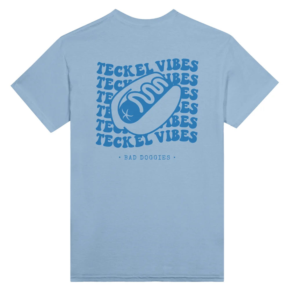 T-shirt Teckel Vibes 🌭 - Light Blue / S T-shirt Teckel