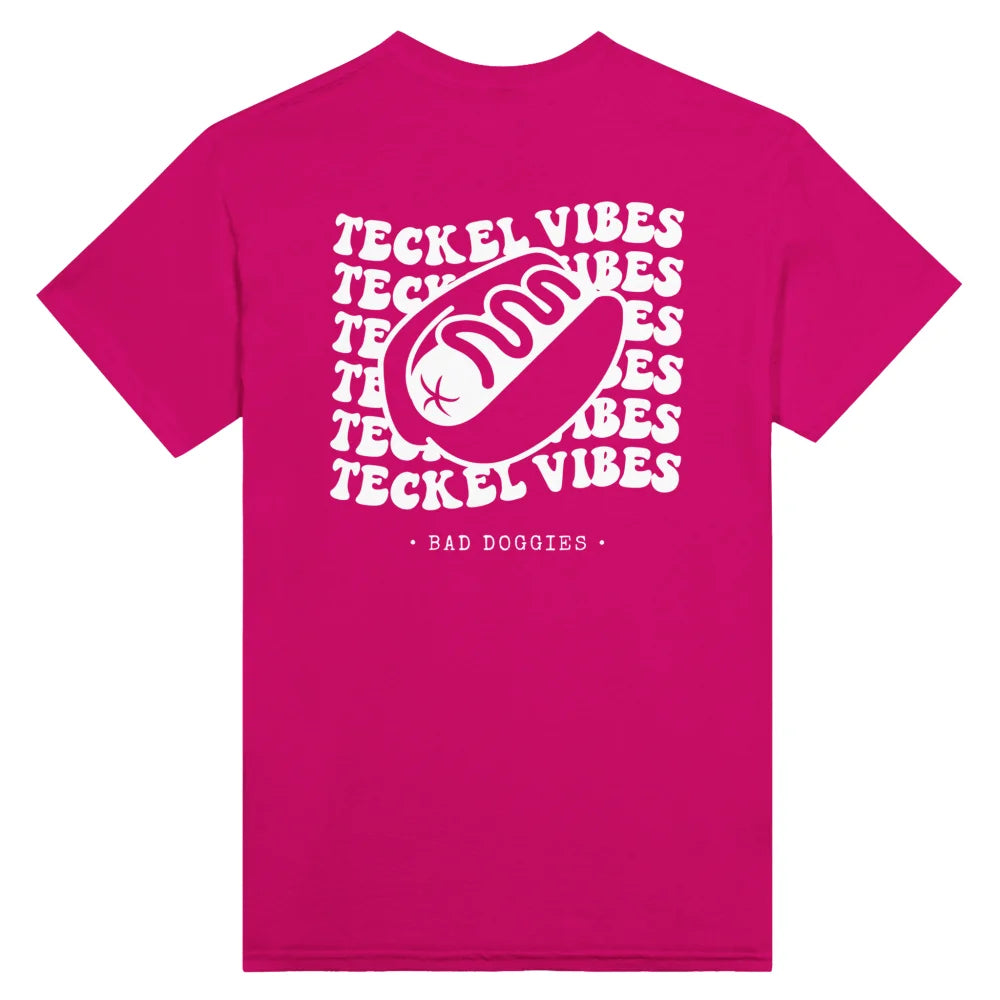 T-shirt Teckel Vibes 🌭 - Royal Pink / S T-shirt Teckel