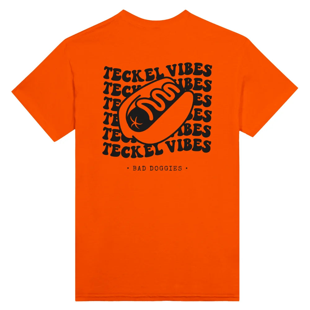 T-shirt Teckel Vibes 🌭 - Feu / S T-shirt Teckel Vibes - Bad