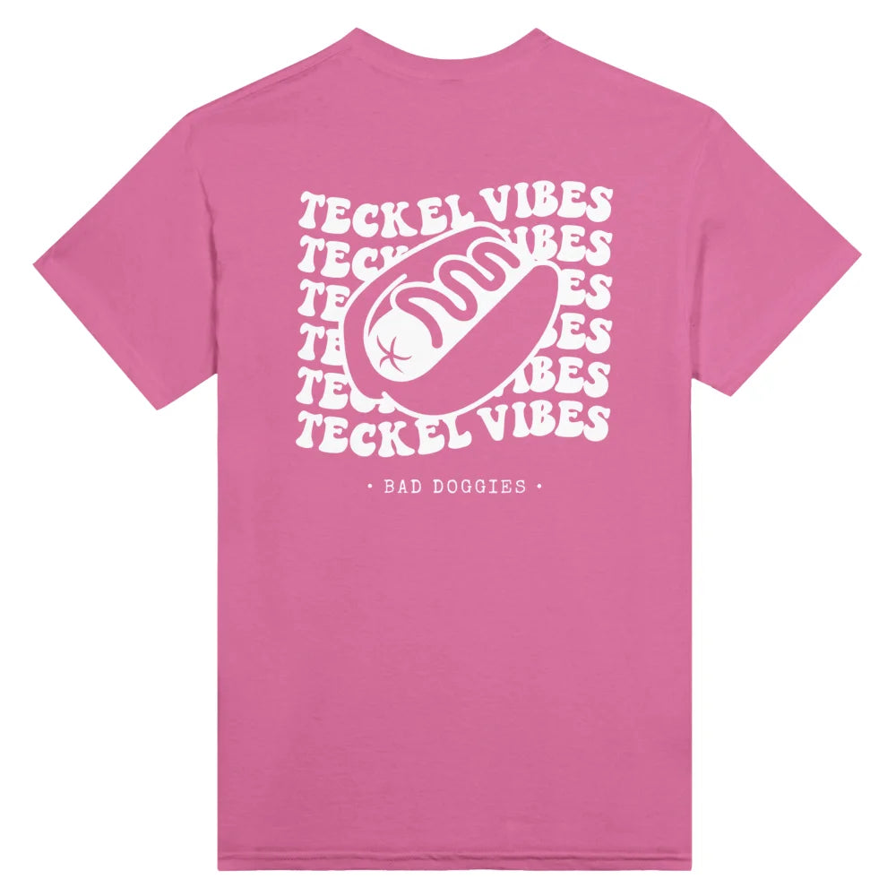 T-shirt Teckel Vibes 🌭 - Framboise / S T-shirt Teckel Vibes