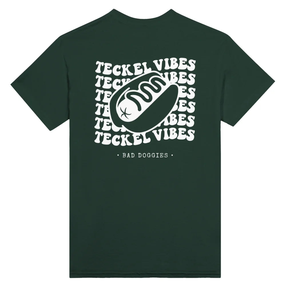 T-shirt Teckel Vibes 🌭 - Forest Green / S T-shirt Teckel
