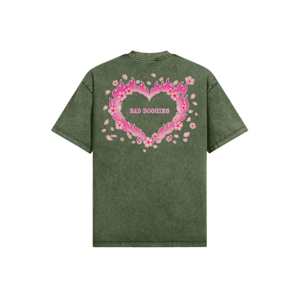 T-shirt Ultra Oversized - Badass Dog Mom 🌸 - T-shirt Ultra