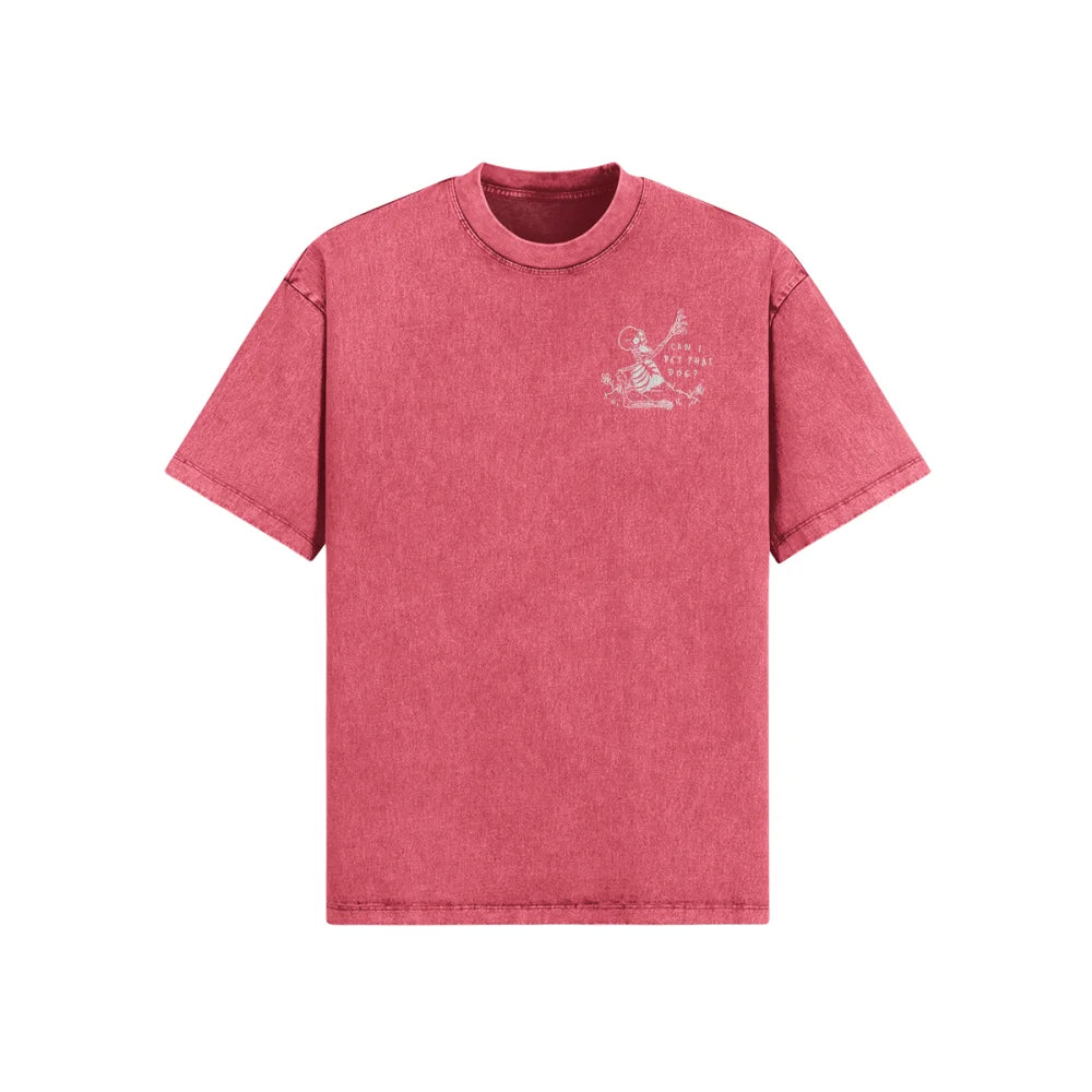 T-shirt Ultra Oversized - Can I Pet That Dog ? 🪦☝️