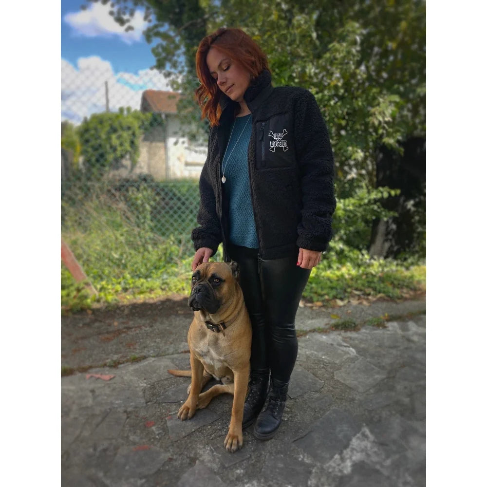Veste Sherpa Bad Doggies ⚡ - Veste Sherpa Unisexe Bad
