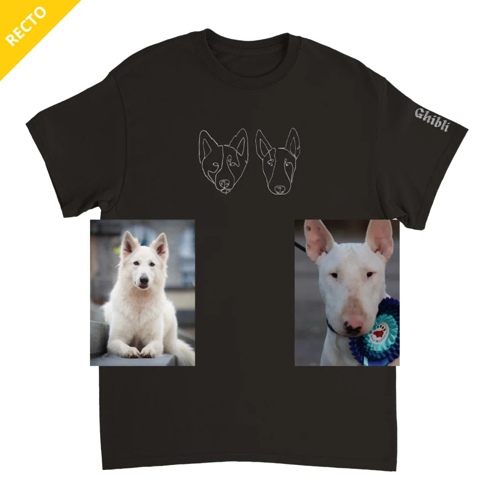 Votre Photo en T-Shirt One Line 💫 - Votre Photo en Line Art