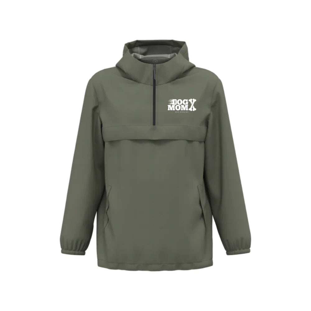 Windbreaker Dog Mom / Dog Dad 🦴🔥 - Dog Mom / Military Green