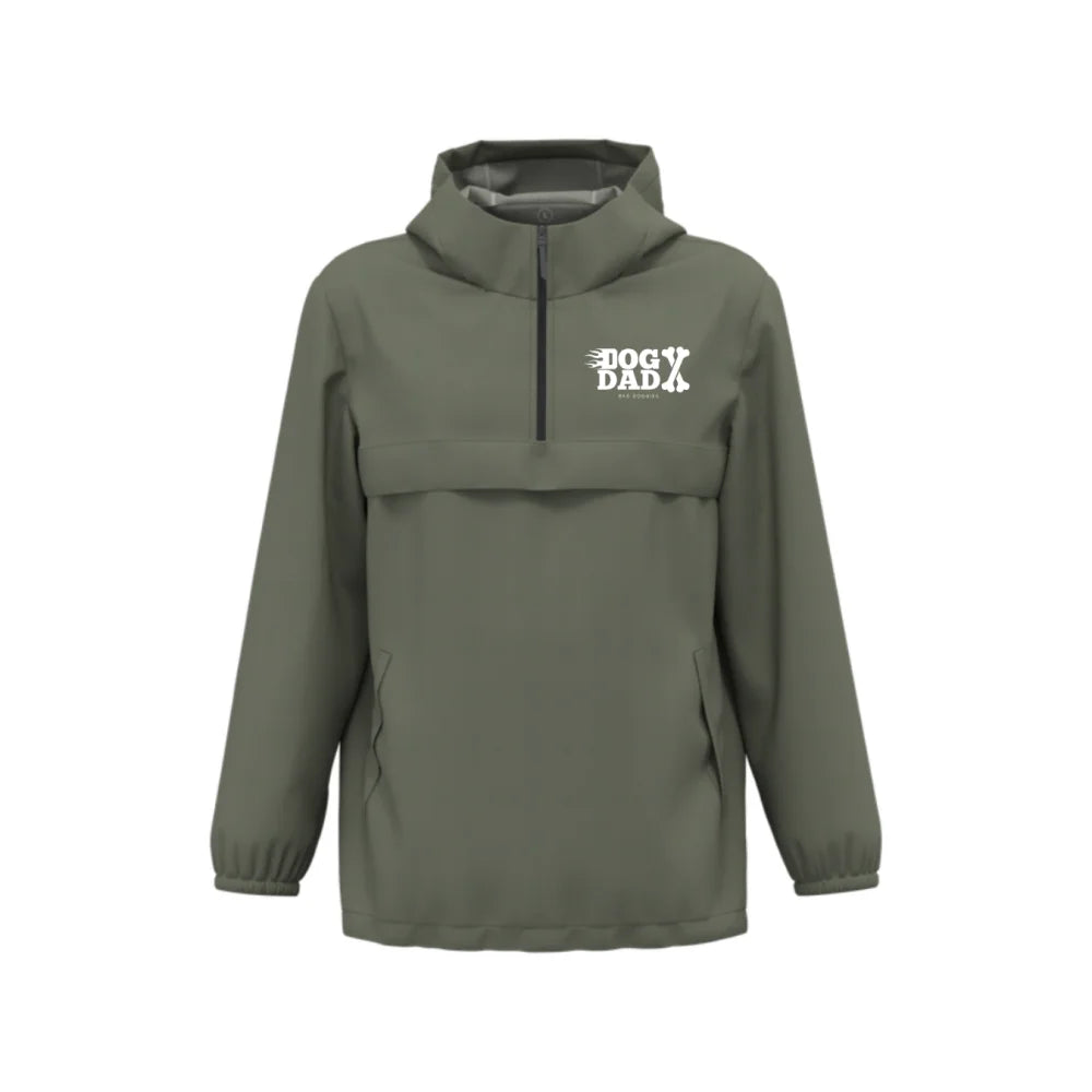 Windbreaker Dog Mom / Dog Dad 🦴🔥 - Dog Dad / Military Green
