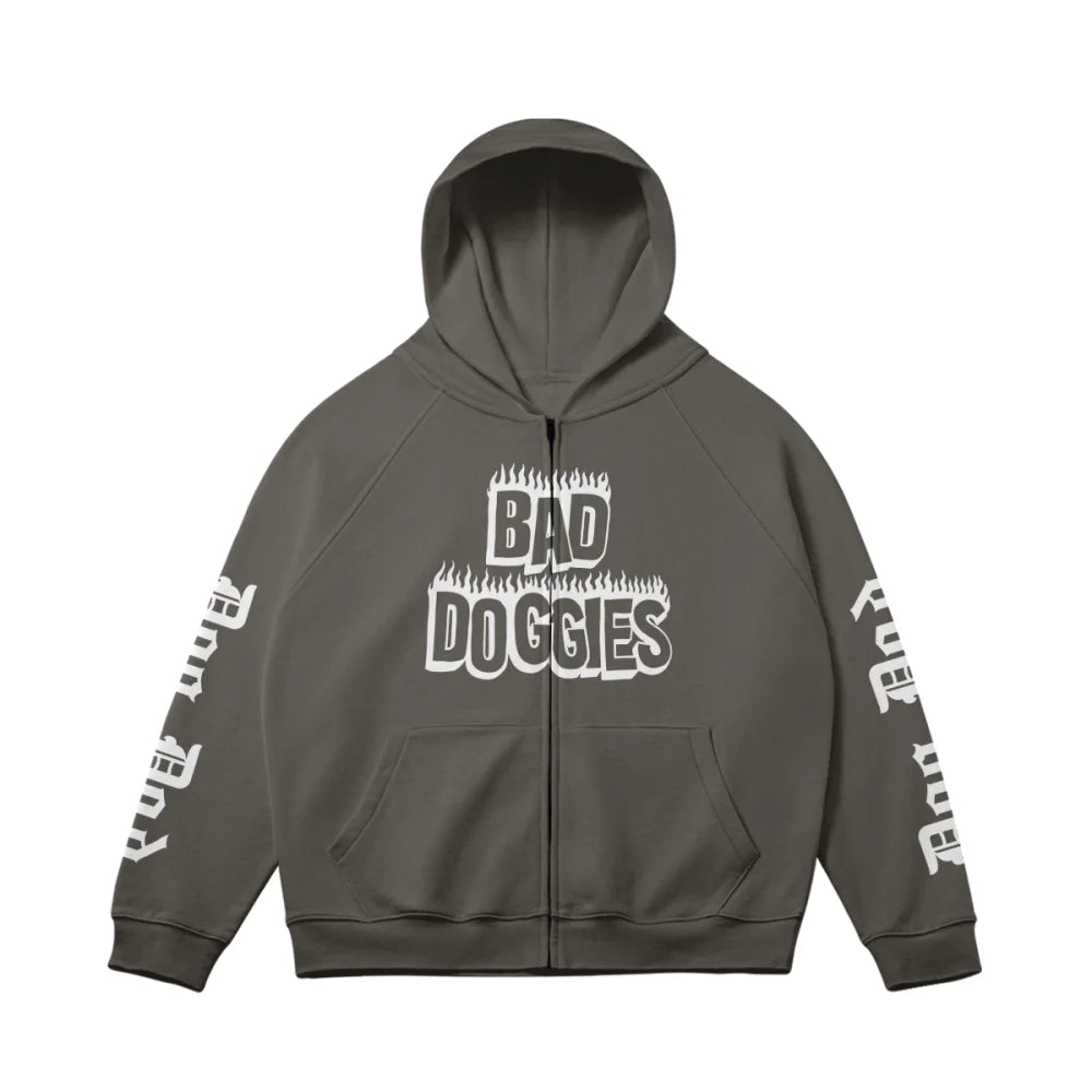 Zipped Jacket UltraOversized - DOG DAD - De Gauche à Droite