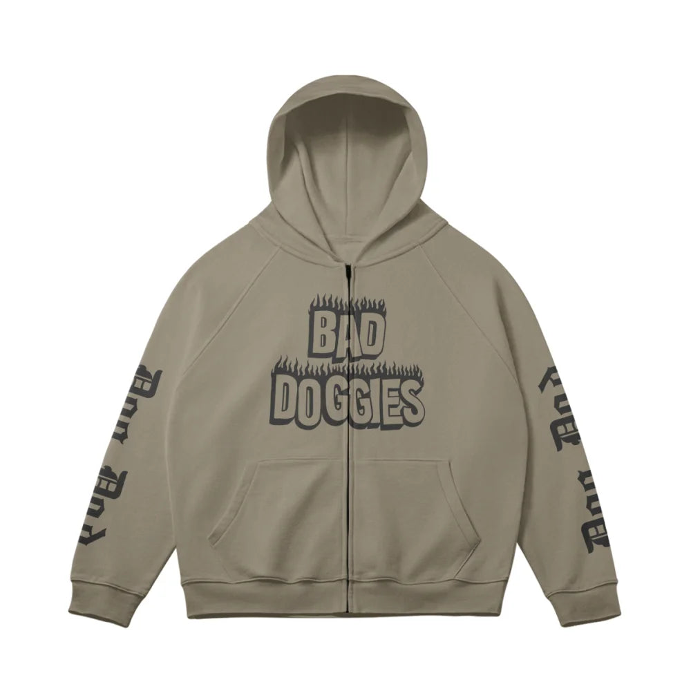 Zipped Jacket UltraOversized - DOG DAD - De Gauche à Droite