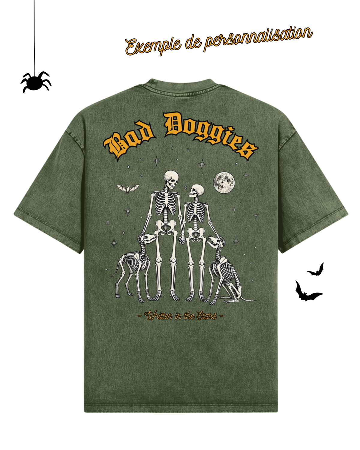 T-shirt Oversize Forever & Always 💀🕯️ 𝖆̀ 𝖕𝖊𝖗𝖘𝖔𝖓𝖓𝖆𝖑𝖎𝖘𝖊𝖗