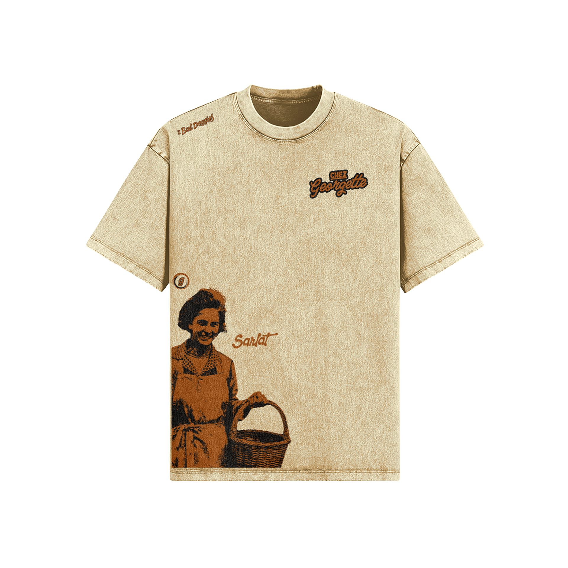 Tee Oversize - CHEZ GEORGETTE 🧡 x 𝔅𝔞𝔡 𝔇𝔬𝔤𝔤𝔦𝔢𝔰