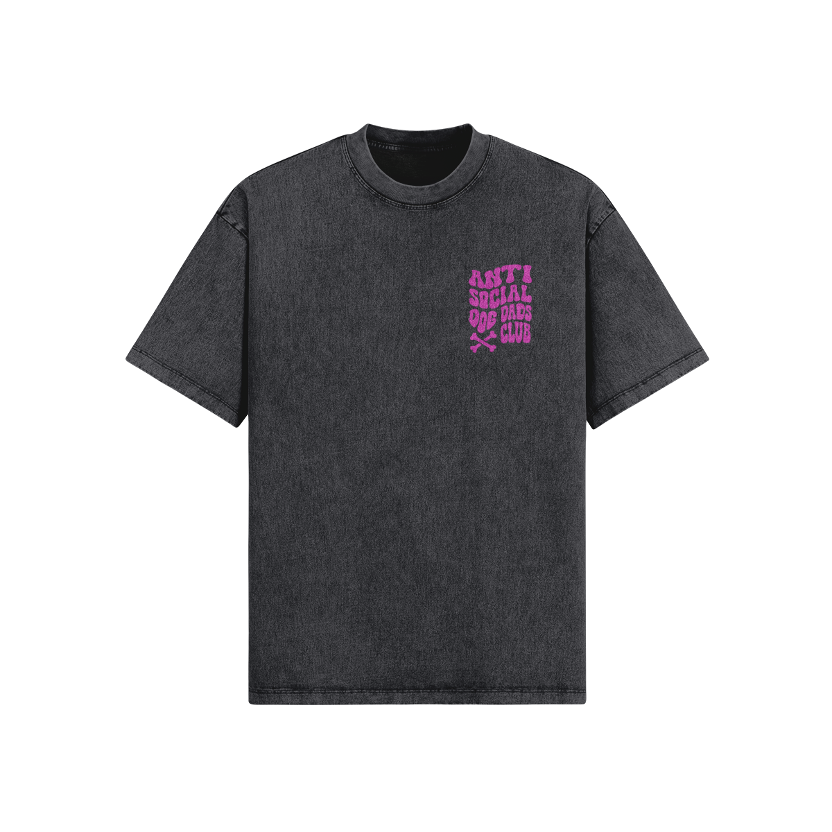 T-shirt Wolfgang 🖤 Anti Social Dog Dads Club 🩷