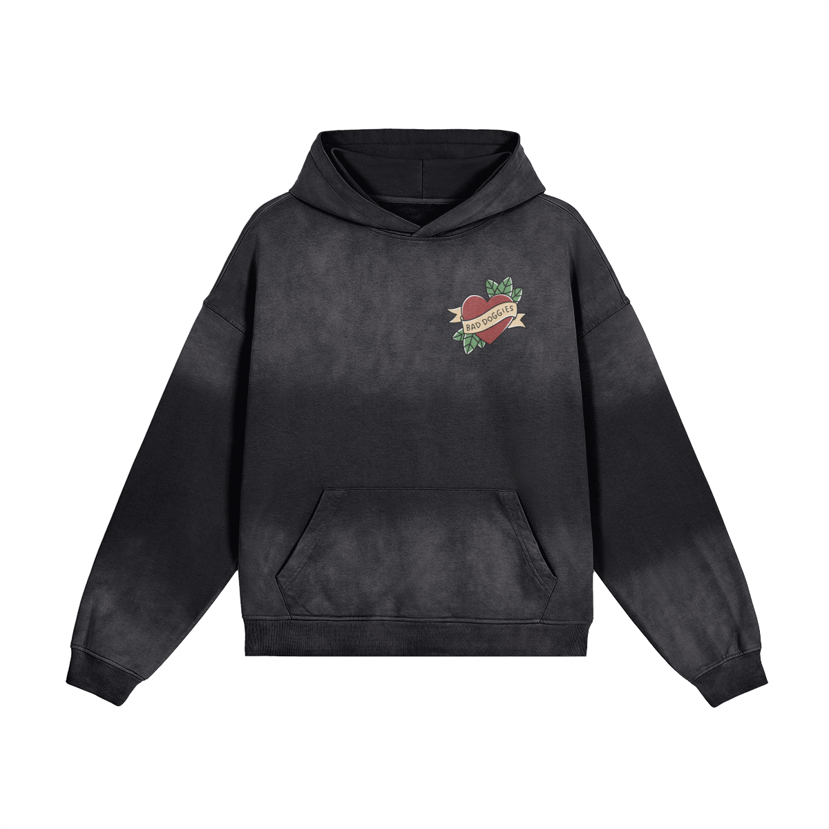 Hoodie Oversize Délavé - BAD TO THE BONE 🦴