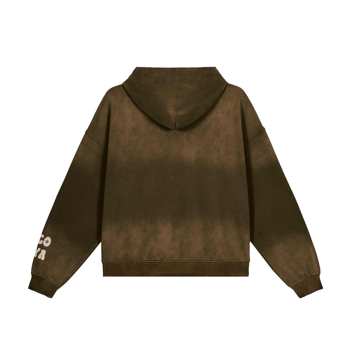 Hoodie Oversize Délavé - MY DOG IS MY BIGGEST FAN 🐾 (𝑚𝑎𝑛𝑐ℎ𝑒 𝑎̀ 𝑝𝑒𝑟𝑠𝑜𝑛𝑛𝑎𝑙𝑖𝑠𝑒𝑟)