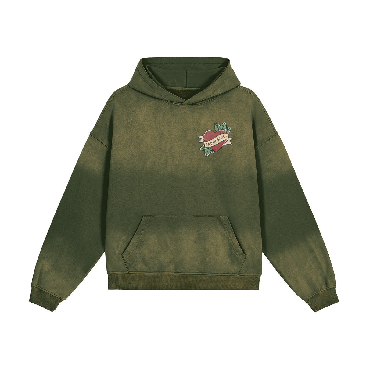 Hoodie Oversize Délavé - BAD TO THE BONE 🦴