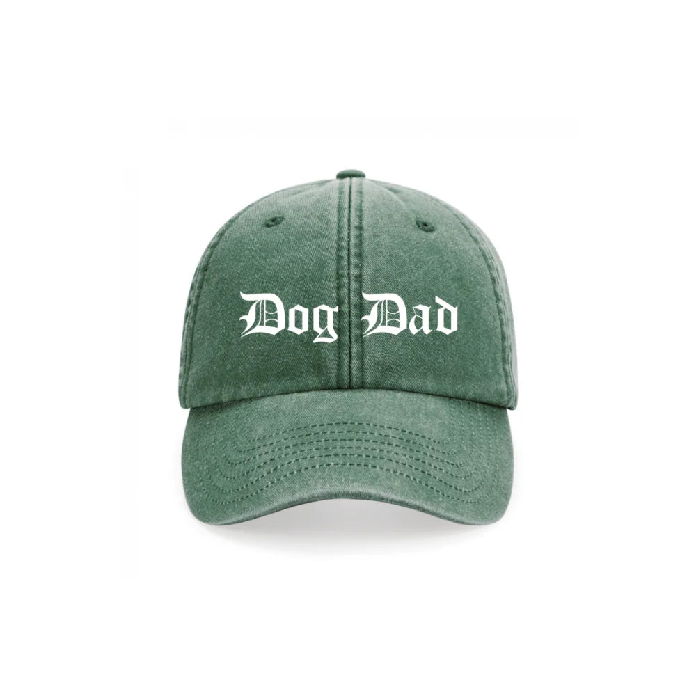 Casquette Brodée - 𝕯𝖔𝖌 𝕸𝖔𝖒 / 𝕯𝖔𝖌 𝕯𝖆𝖉 ✨ - Forest Green / Dog