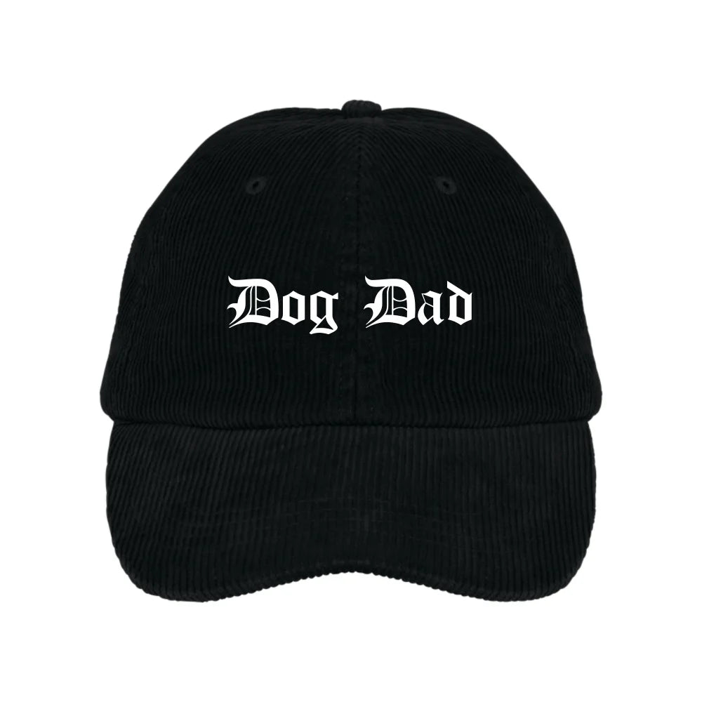 Casquette Velours Côtelé 🍂 - Dog Dad / Black Jack Casquette