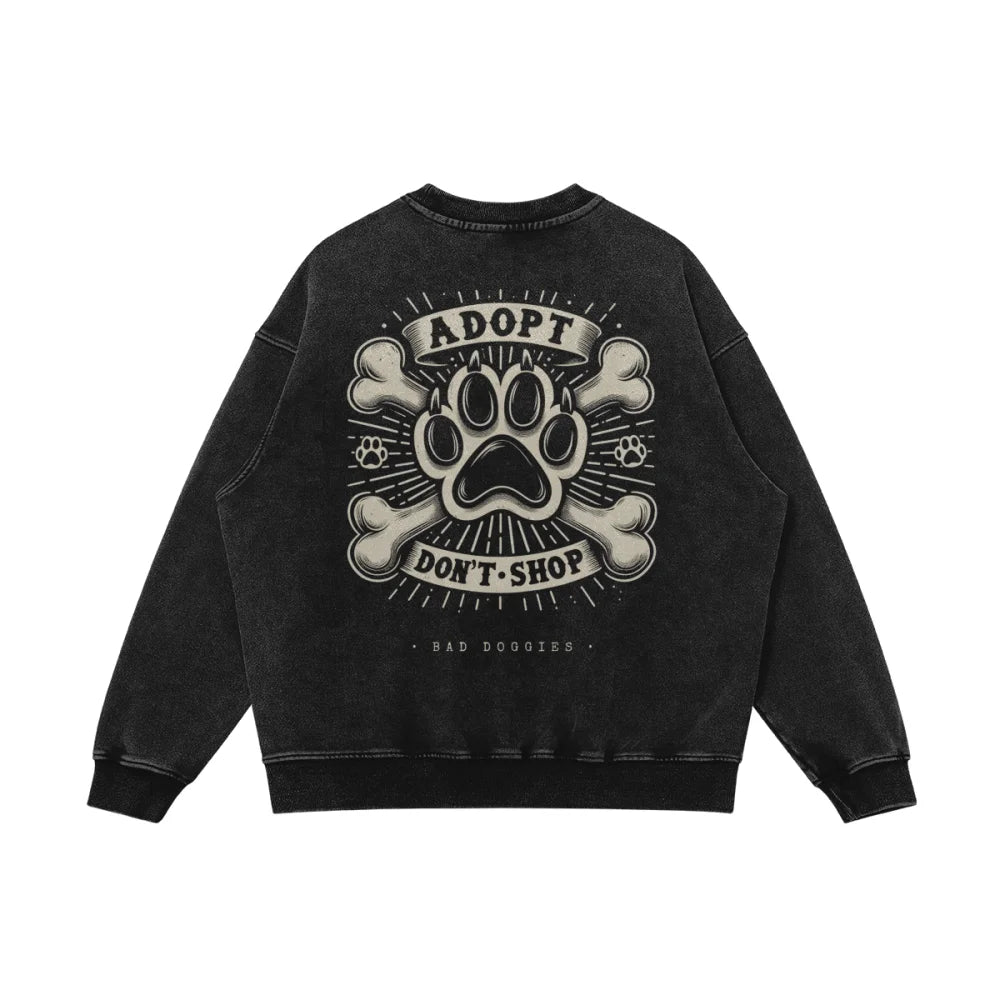 Crewneck - Adopt Don’t Shop 🐾 - Crewneck - Adopt