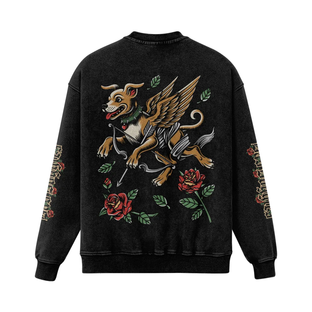 Crewneck - 🌹 CUPIDOG by Bad Doggies 🏹 Dog Mom / Dog Dad