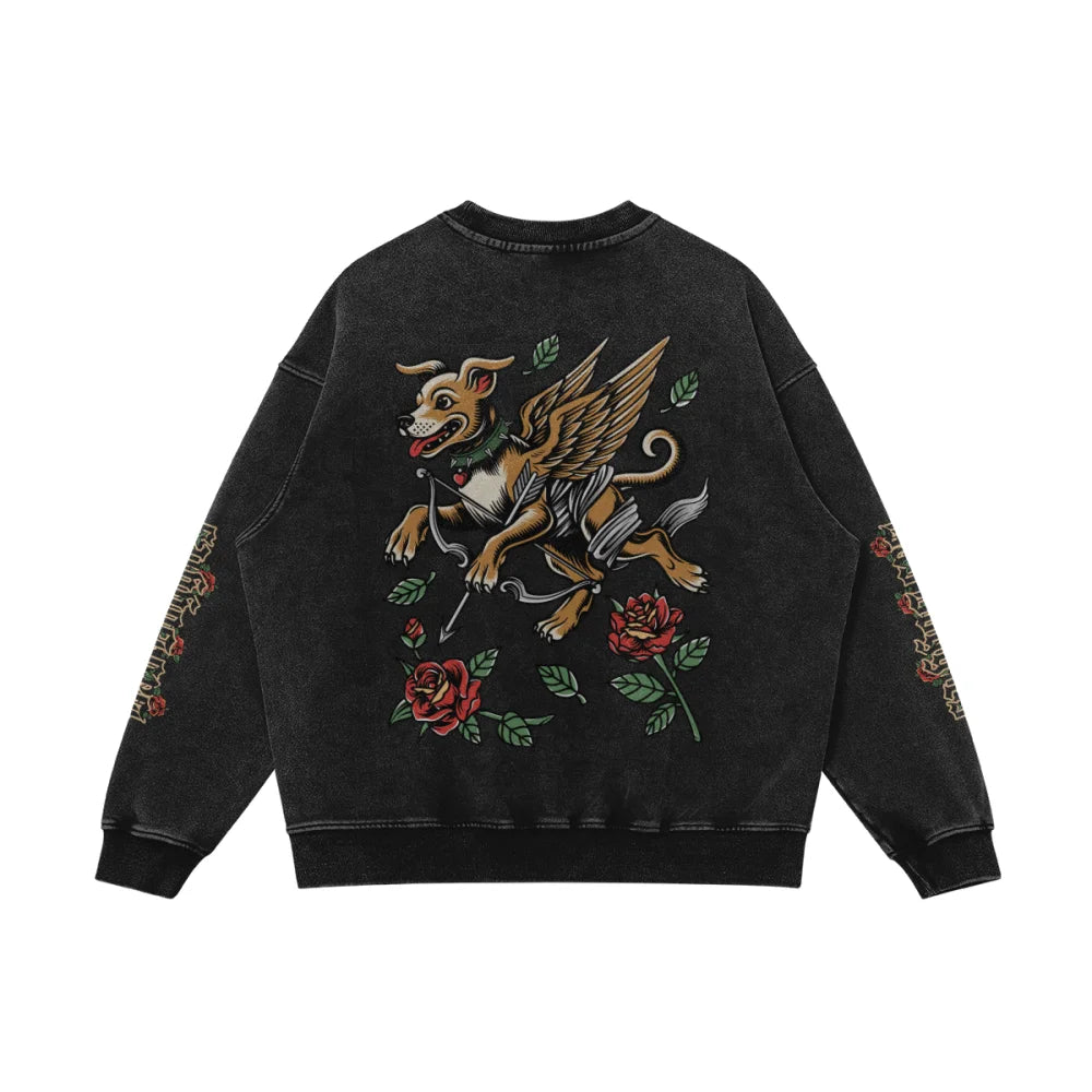 Crewneck - 🌹 CUPIDOG by Bad Doggies 🏹 Dog Mom / Dog