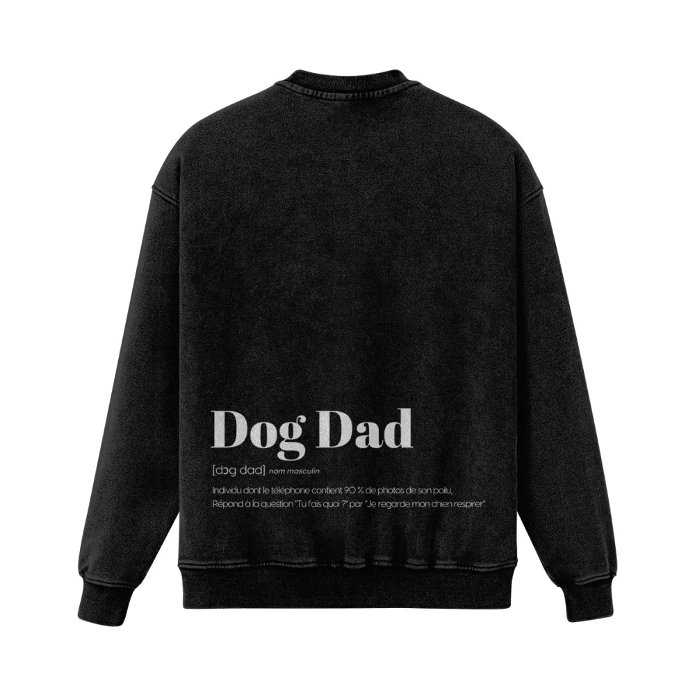 Crewneck Ultra Oversized - DEFINITION DOG DAD 💬 - 4 / S