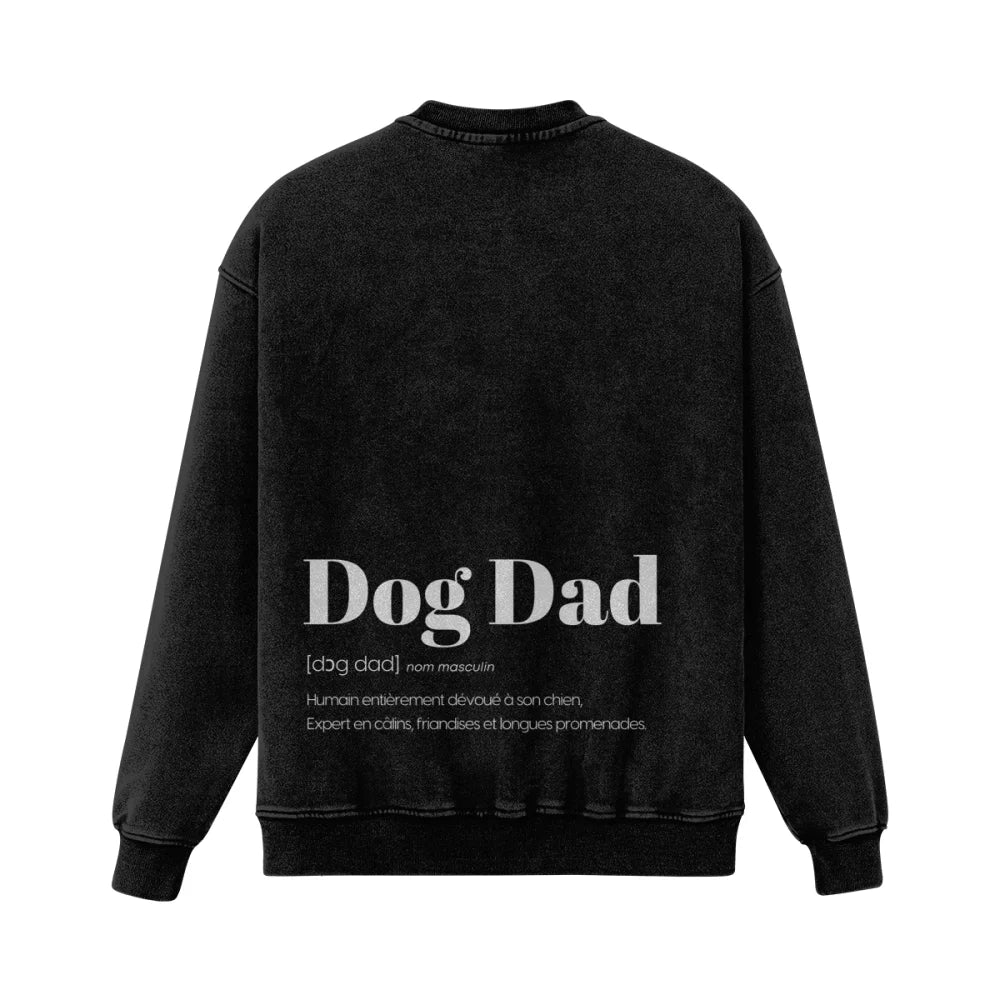 Crewneck Ultra Oversized - DEFINITION DOG DAD 💬 - 1 / S