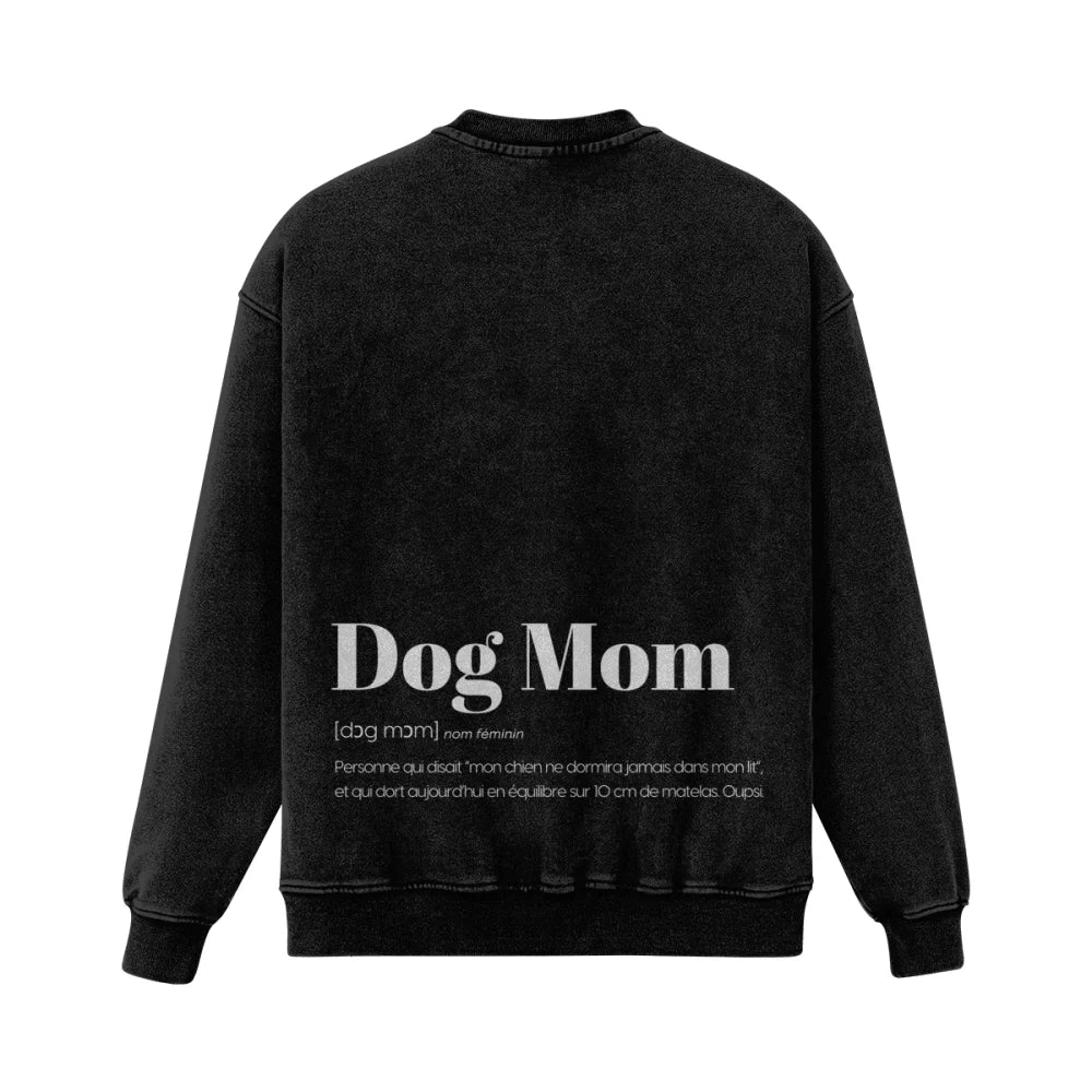 Crewneck Ultra Oversized - DEFINITION DOG MOM 💬 - 4 / S