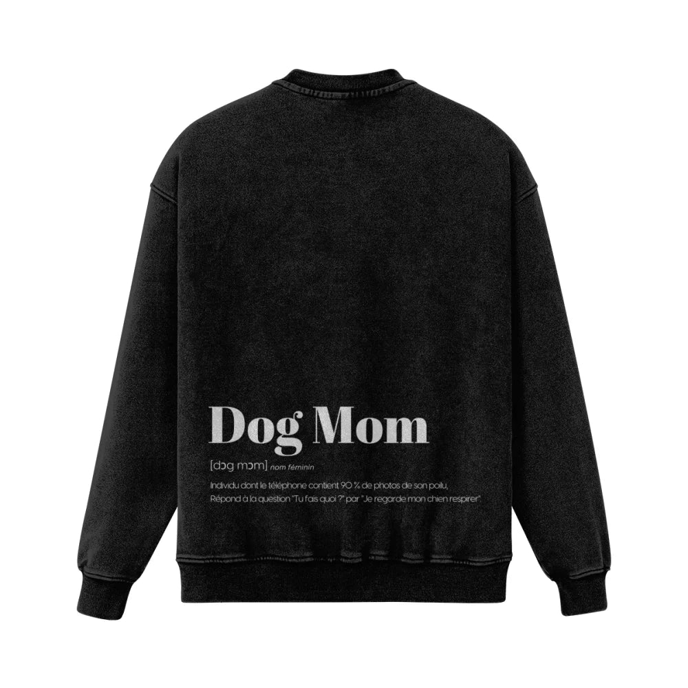 Crewneck Ultra Oversized - DEFINITION DOG MOM 💬 - 3 / S