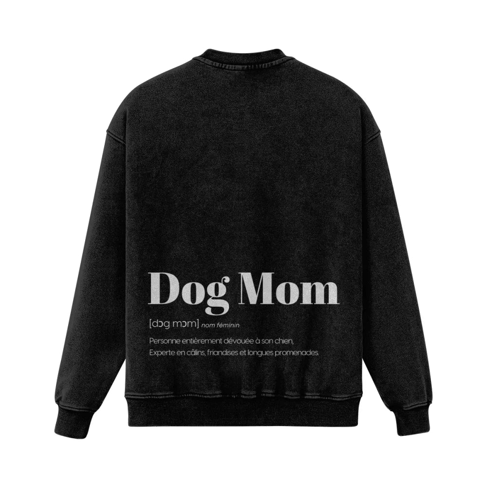 Crewneck Ultra Oversized - DEFINITION DOG MOM 💬 - 1 / S