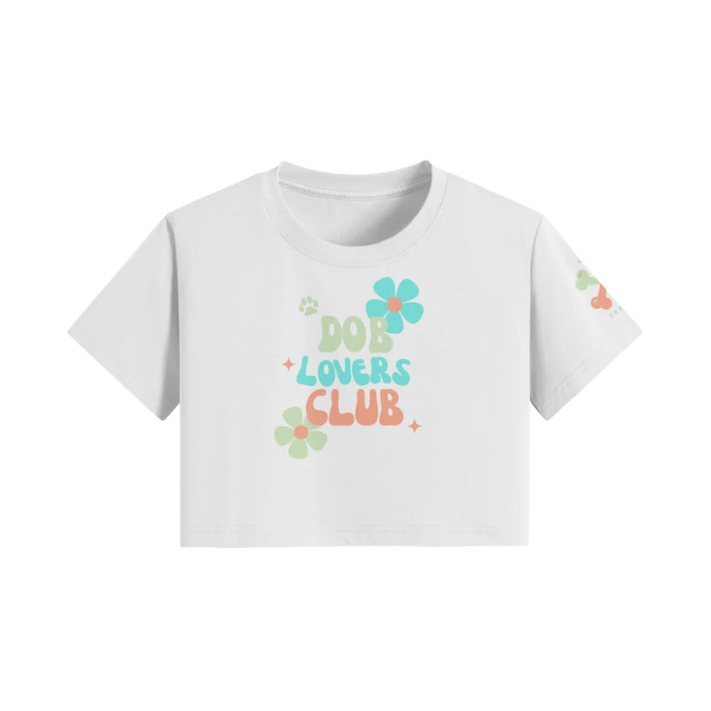 Crop Top ✨ DOB LOVERS CLUB 🌸 - White comme Walter / Mojito