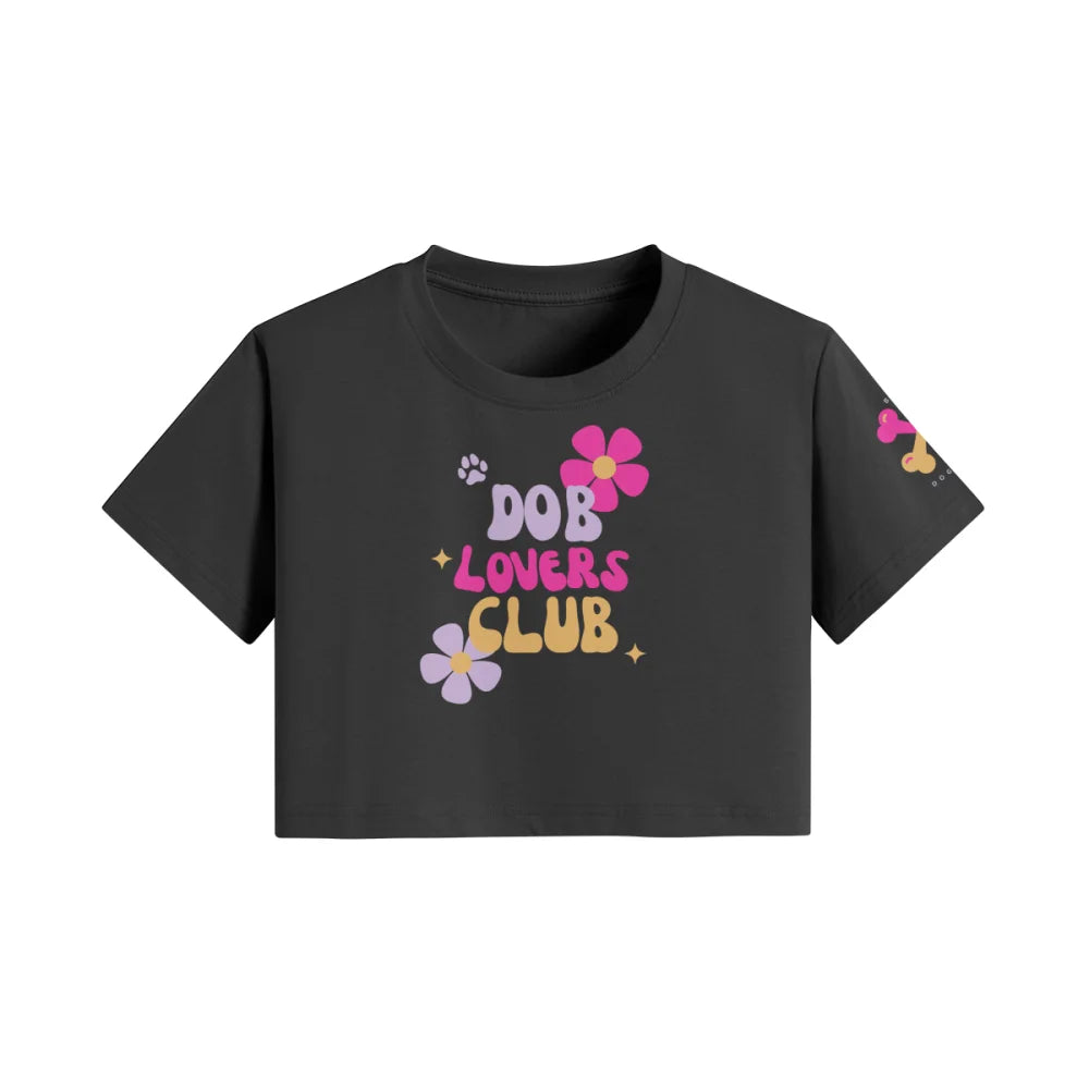 Crop Top ✨ DOB LOVERS CLUB 🌸 - Black Jack / Cosmopolitan