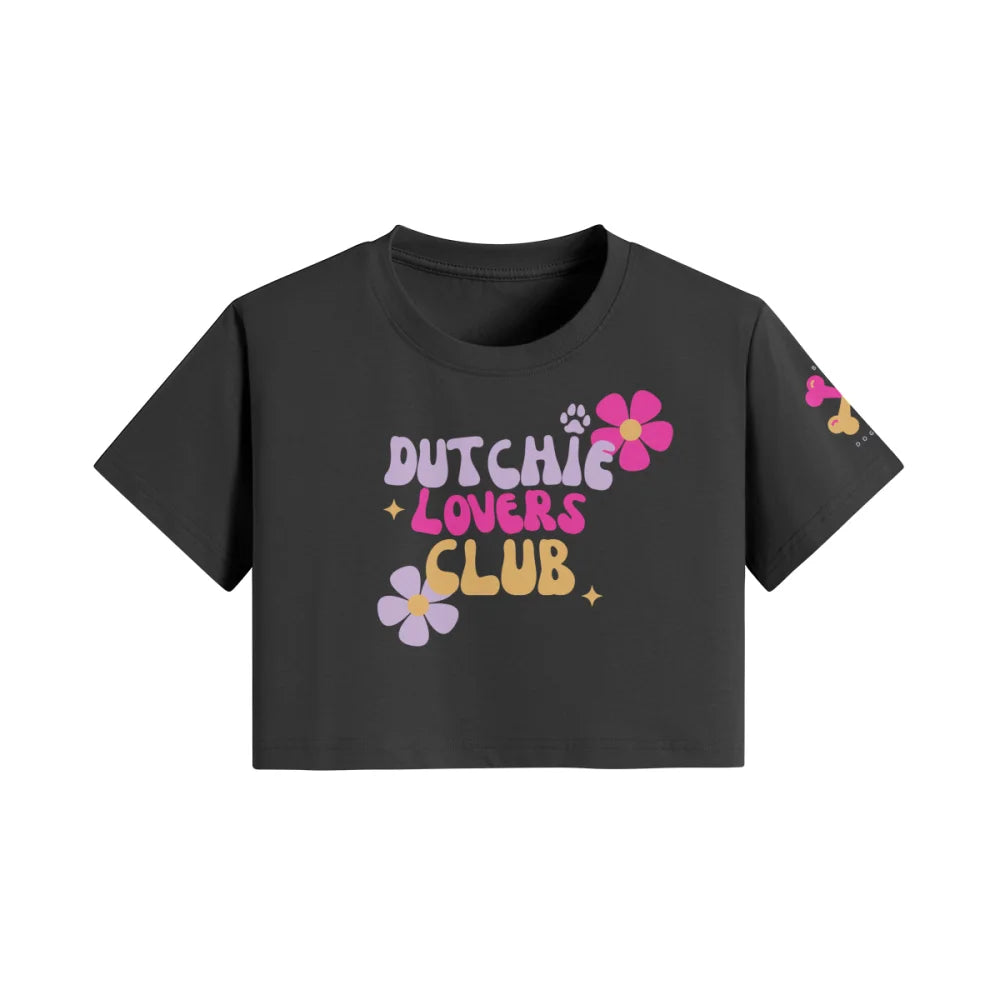 Crop Top ✨ DUTCHIE LOVERS CLUB 🌸 - Black Jack