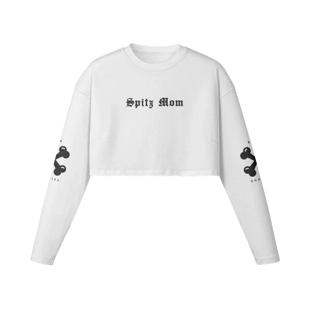 Crop Top Manches Longues Spitz 🏴‍☠️ - White