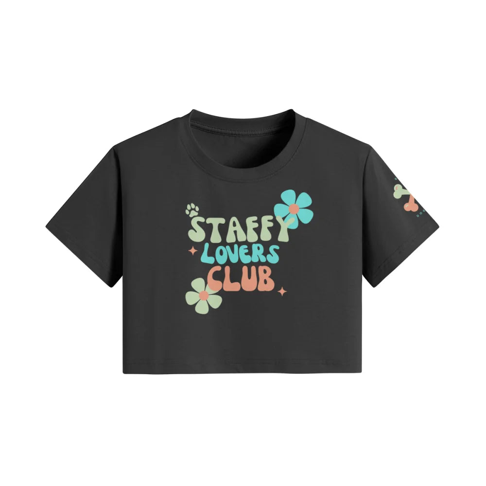 Crop Top ✨ STAFFY LOVERS CLUB 🌸 - Black Jack / Mojito / S