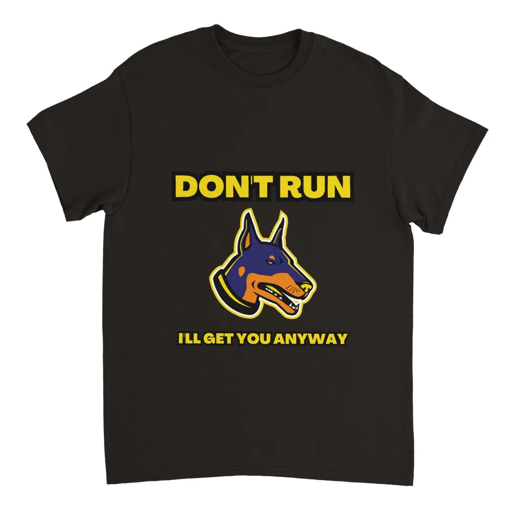 T-shirt DON’T RUN - Dobermann - Black Jack / S T-shirt