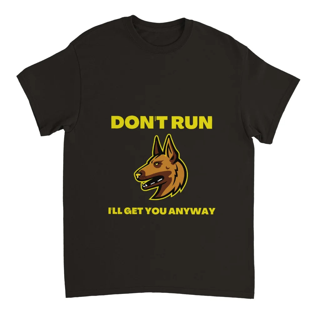 T-shirt DON’T RUN - Malinois - S T-shirt K9 - DON’T RUN