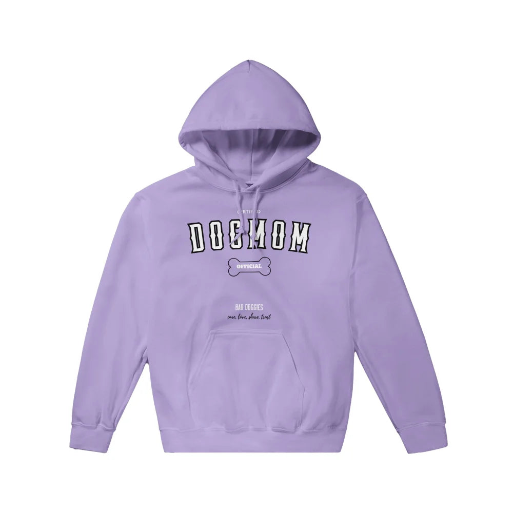 Hoodie CERTIFIED DOGMOM CLUB 🎓 - Official - Lilas / S