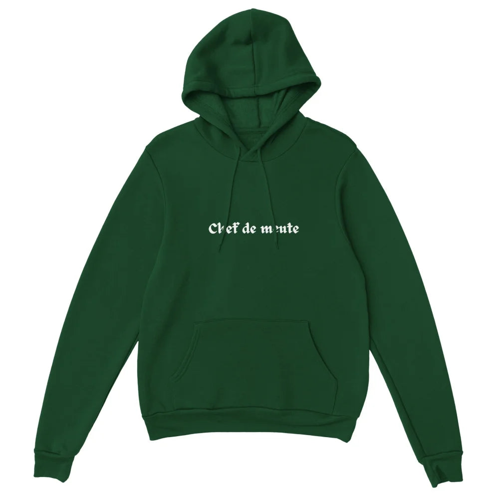 Hoodie Chef de Meute 🐺 - Forest Green / S Hoodie Chef