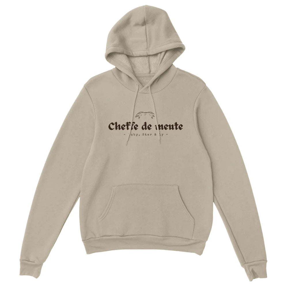 Hoodie Cheffe de Meute 🐺 𝖆̀ 𝖕𝖊𝖗𝖘𝖔𝖓𝖓𝖆𝖑𝖎𝖘𝖊𝖗 - Hoodie Cheffe