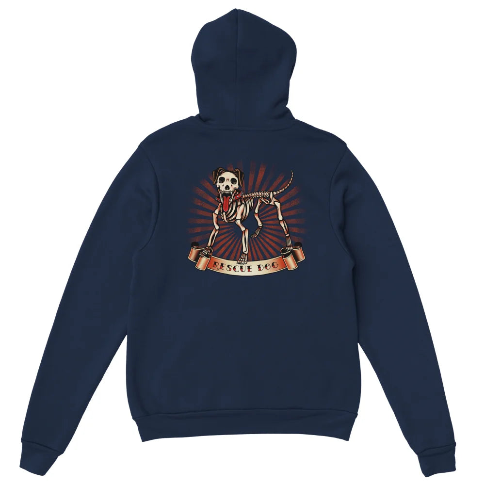 Hoodie Dark Rescue Dog - Navy / S Hoodie Dark Rescue Dog